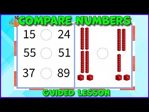 Comparing Numbers for Kids | Guided Lesson with Online Teacher Kindergarten & 1st Grade Math Lesson
