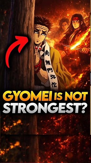 Is Gyomei really the Strongest Hashira Alive? Demon Slayer Explained #demonslayer #shorts