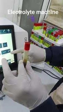 Electrolyte machine Test Sodium Potassium Chloride #Na