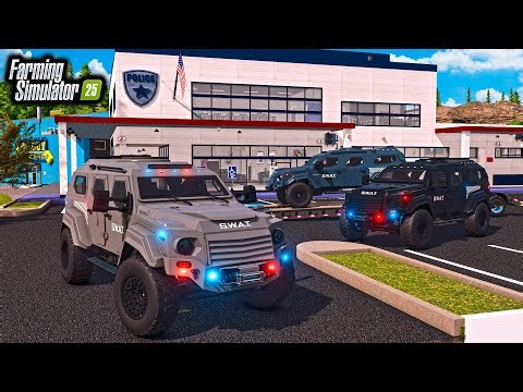 SWAT TRUCKS HAVE ARRIVED! $1,000,000 UPGRADE TO STATION | FS25