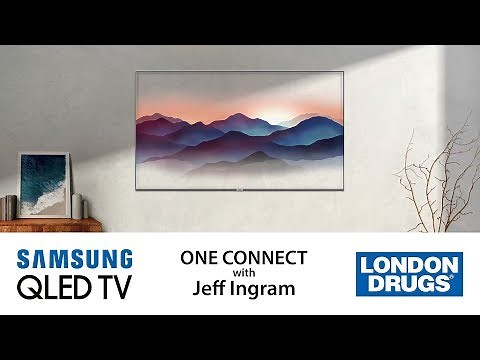 Samsung QLED TV: Clean Cable Solution