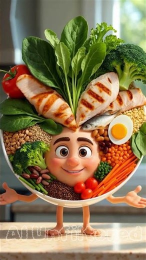 How do I make a balanced healthy plate that helps with fast weight loss?#HealthyEating #Diet