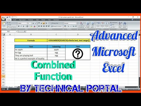 How to find a Cell and match that contains specific text | ISNUMBER and SEARCH Function in Excel |