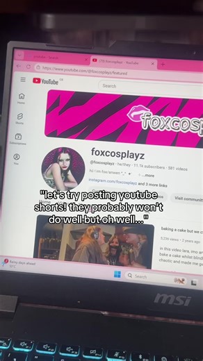 this is just my recent shorts as well! i didn't think i'd have a cosplay audience on youtube but apparently i do! #cosplay #cosplayer