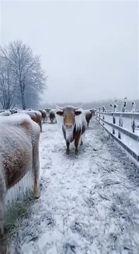 #save #snow #cows