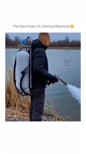 Meets science on Instagram: "Chemistry isn’t just formulas on paper — it’s raw power in motion. 🔥🧪 When certain chemicals react, energy stored in molecular bonds releases instantly, creating heat, pressure, light, or even explosions. This reaction shows how chemical forces can transform simple substances into something incredibly powerful. From battery reactions to volcanic eruptions and rocket fuel — chemical energy drives the world around us. Science isn’t just fascinating… it’s explosive. �