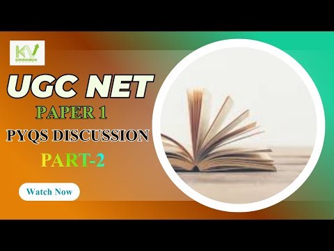 UGC NET PART 2 PYQs Discussion