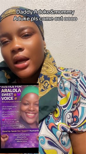 Support Aralola Ahead of Her Court Case