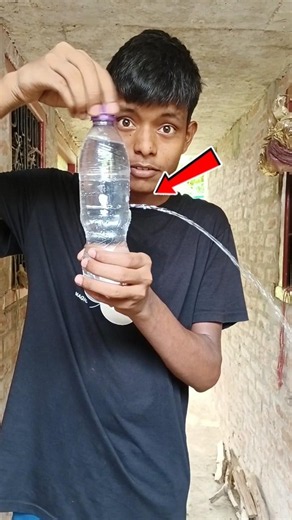 Bottle + Water Bent a Laser Beam! 😱#physics #LaserLight#TotalInternalReflection