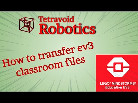 FLL EV3 Classroom - How to transfer ev3 classroom files to another Mac or PC