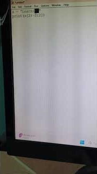 How to use slicing in python || python me slicing#python #pythonprogramming