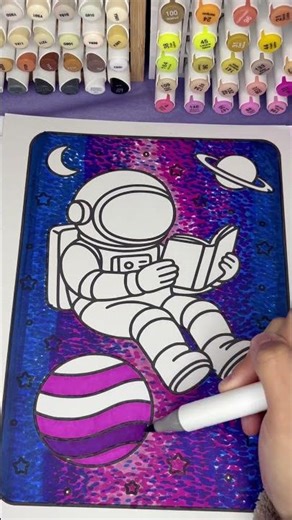 Reading in Space | Alien Antics Coloring Book