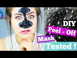DIY Blackhead Remover Peel Off Mask Tested !