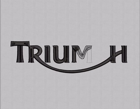 Triumph Motorcycle Embroidery Design | Machine Embroidery File | Instant Download - Etsy