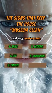 The signs that keep the house "Museum Clean" 6. Aries, clean because they rage-cleaned everything in 1 hour. 5. Scorpio, clean because they hate germs and other people's dirt. 4. Leo, clean because they want guests to be jealous of their home. 3. Capricorn, clean because chaos in the house means chaos in the mind. 2. Taurus, clean, smells like lavender, and very comfortable. 1. Virgo, do not walk on the carpet with shoes! They see dust that doesn't exist. #zodiacsigns #zodiac #aries #scorpio #le