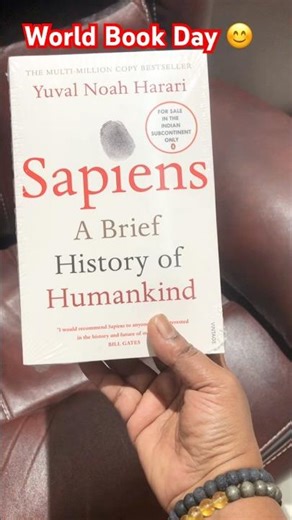 #adding #sapiens #book #to#our #library #on #world #bookday #believer #imaginedragons #song #bgm