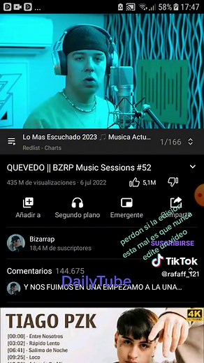 DailyTube: Escucha música y ve tus videos favoritos mientras juegas