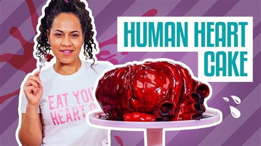 How to Make a Realistic Human Heart Cake!