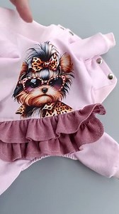 Dog Jumpsuit, Cute Yorkie Girl Outfit, Designer Small Dog Clothes, Puppy Clothing, Pet Onesie Overall, Dog Pajamas, Handmade for Dogs - Etsy