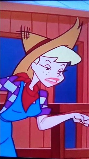 Johnny Bravo gets the pecking party for being naughty by acting romantic to Aunt Katie