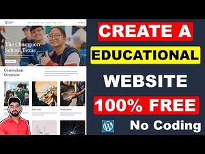 How to create Educational Website with Wordpress in 2023