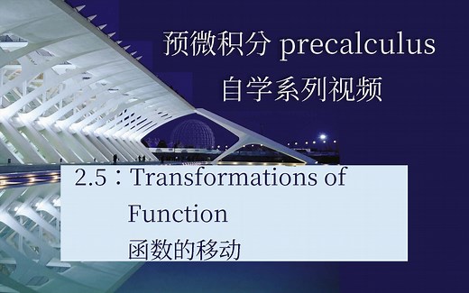 2.5-Transformations of Functions函数的图形变换