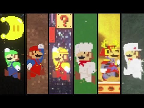 Super Mario Odyssey - 8-bit 2D Mario Level Locations