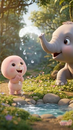 E for Elephant! 🐘 Learn ABC with Toto | Alphabet for Kids | Toddler Cartoon #shorts
