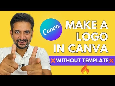 How to Make Logo in Canva | Without TEMPLATE | From Scratch😲
