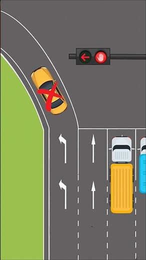 How to Take a Left Turn at an Intersection Correctly