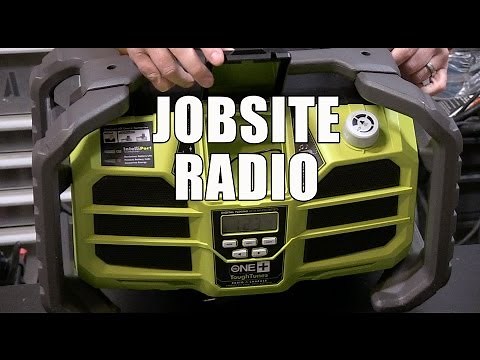 Ryobi 18-Volt ToughTunes Radio/Charger