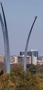 VIDEO: Here’s what we found out about the people seen climbing on the U.S. Air Force Memorial Wednesday morning. DETAILS: https://bit.ly/3qq6HPH | Fox 5 DC