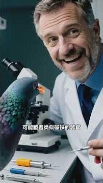 信鸽磁感受器之谜！磁场紊乱也能导航，位置藏在哪？ #科普 #信鸽 #磁感受器 #导航部位 #磁场导航