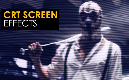 PR效果滤镜 16种复古炫酷CRT屏幕干扰效果预设 CRT Screen Effects
