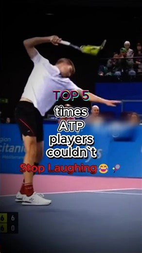 TOP 5 Times ATP Players Couldn’t Stop Laughing 😂🎾 #shorts