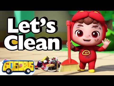 Clean Up Song🧹 | Learn With GoGoBus Gordon | Children Songs 🚍