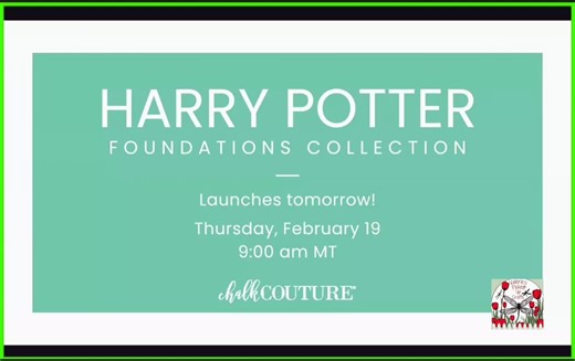 Launch day today at 11am EST, 10am Central time, 9am MTN, 8am Pacific. I am so excited 😱 Anyone who places an order today will be entered for a Sorting Hat Transfer 😱〽️ Be sure to follow me for more exciting news coming 👇🏼 https://chalkcouture.com/valeriespickettupcrafts #craft #viral #valeriespickettupcrafts