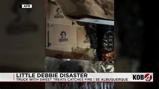 Little Debbie cake catastrophe: Truck full of snacks burns in Albuquerque | Haystack News