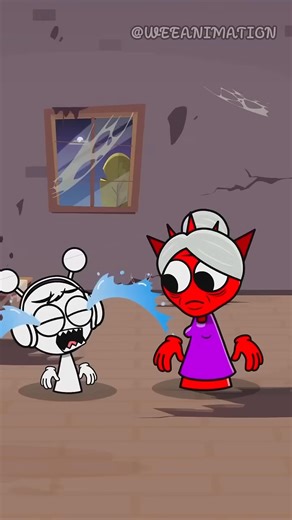 Wee Animation on Instagram: "POV NEW Challenge Of Helping Oren Pinki Stop Crying #incrediboxsprunki"