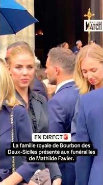 Tribute to Mathilde Favier: Maria Carolina, Maria Chiara, Camilla, Beatrice, and Pierre Casiraghi...