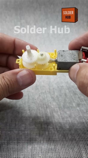 How a Gear Motor Work #shortsvideo