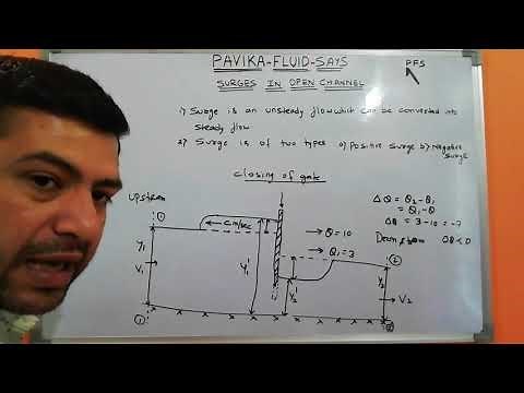 Surge in open channels