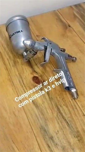 compressor ar direto com pistola k3 e hvlp