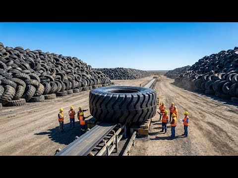 Building 13ft Earthmover Tires: Inside the Extreme Rubber Factory