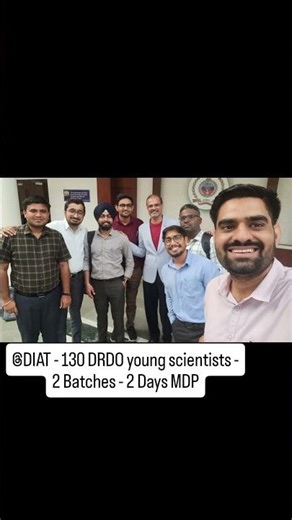 Corporate training for DRDO scientists @DIAT, Pune