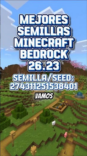 😱 Esta es la MEJOR SEMILLA para Minecraft Bedrock 26.23 #minecraft
