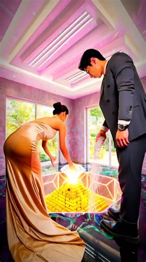 The Most Expensive Living Room in the World! 💎✨#short #epoxyfloor #satisfying #funny #diy