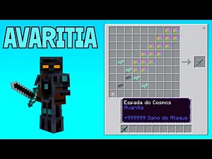O MOD AVARITIA NO MINECRAFT BEDROCK 1.20.81