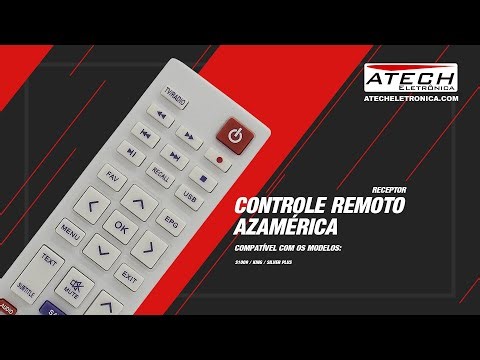 Controle Remoto Receptor Azamérica S1009 (780007)