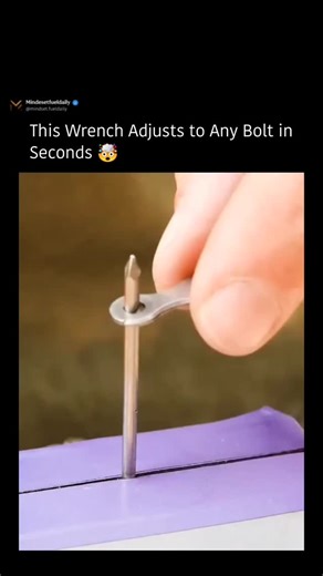 Mindsetfuel History on Instagram: "This single wrench replaces an entire set of tools. There are no fixed jaws or size settings. Instead, its head uses multiple spring-loaded steel layers that move on their own. The moment you press it onto a bolt, those layers shift and lock into the exact shape of the fastener. Because the pressure is spread evenly across the surface, the grip stays tight without slipping or damaging the edges. Different bolt sizes and shapes are handled instantly—no measuring